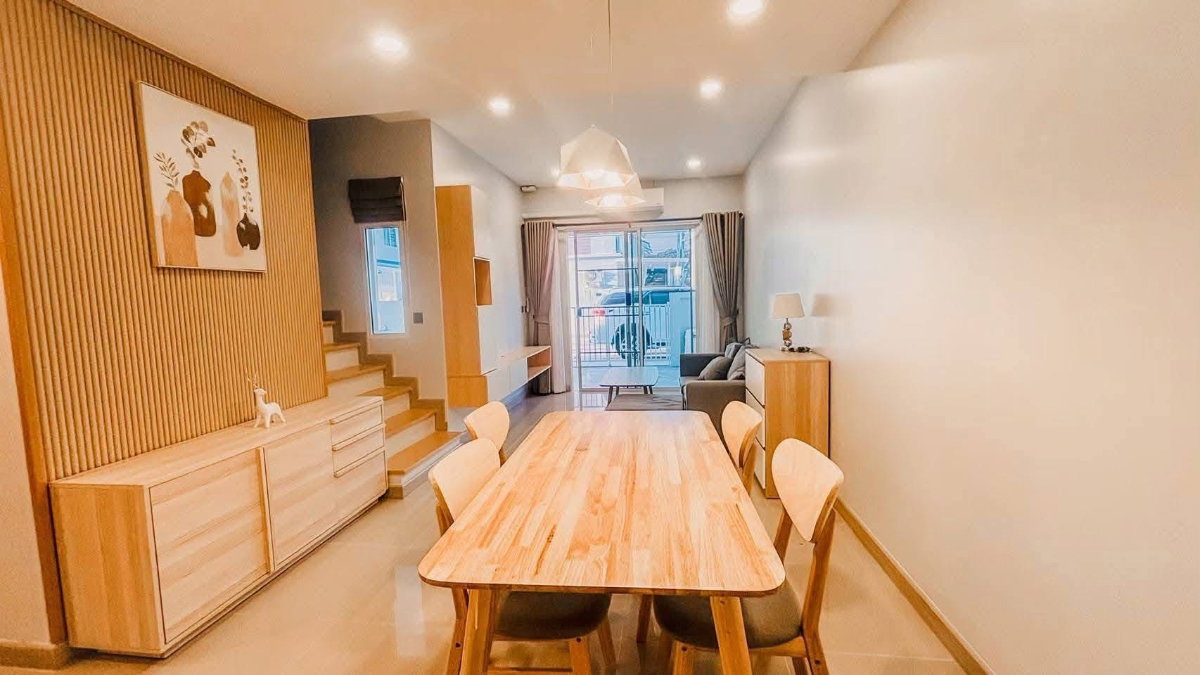 รูป ให้เช่า บ้านทาวน์โฮมสไตล์มินิมอล ขนาด 96 ตรม. 3 ห้องนอน ทำเลดี - รูปที่ 6/7