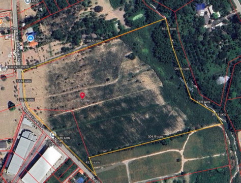 ขายที่ดินศักยภาพสูง ผังม่วงลาย (อุตสาหกรรม)  ชลบุรี บางละมุง นครแหลมฉบัง