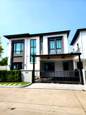 บ้านเดี่ยวให้เช่า : 3นอน4น้ำ | หมู่บ้านแกรนด์ พรีโน สุขุมวิท-บางนา | 161 ตร.ม. **ค่าเช่า 75,000 บาท** เฟอร์ครบ พร้อมอยู่า
