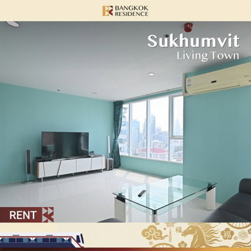  Sukhumvit Living Town 🌅 Sunset Skyline Residence 🌆 Open View, Near MRT Phetchaburi 