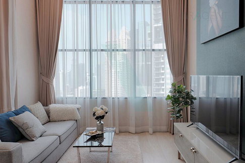 For rent condo KNIGHTSBRIDGE PRIME SATHORN Building 1, Floor 27,Duplex, Room size 37.00 sqm