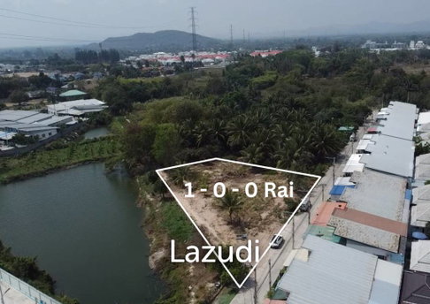 ขายที่ดิน 1 ไร่ ติดสระน้ำ ทำเลบ้านทับใต้ หัวหิน ฟรีโฮลด์