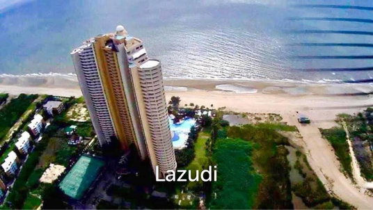 Cha-am: 140 SQM Beachfront Condotel Cliff and Beach