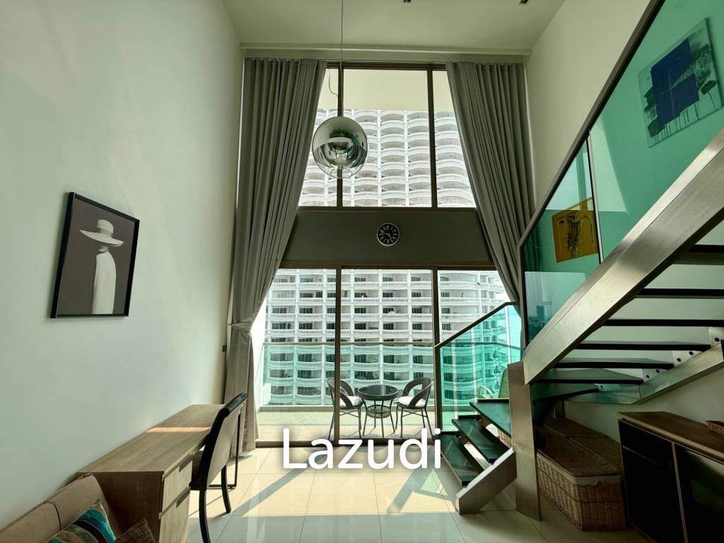 รูป คอนโดดูเพล็กซ์วิวทะเล 66.79 ตร.ม. ชั้น20 นาเกลือ พัทยา - รูปที่ 2/25