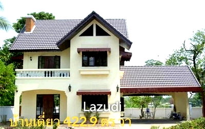 บ้านเดี่ยว ม.พายัพวิทยาเขตแก้วนวรัฐ : ขายบ้าน 3 ห้องนอนพร้อมที่ดิน 1 ไร่ ใกล้สนามบินเชียงใหม่