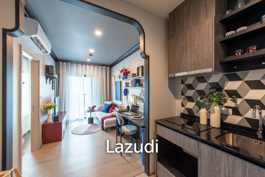 รูป 1 Bed 1 Bath 33 SQ.M THE BASE Phetchaburi-Thonglor - รูปที่ 1/3