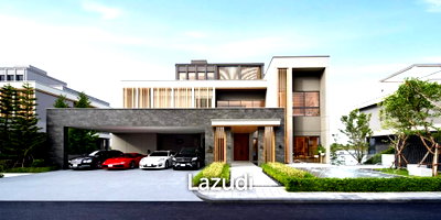 Houses for sale Suwannaphum International Airport : 4 Bed 4 Bath 563 SQ.M Lake Legend Bangna - Suvarnabhumi