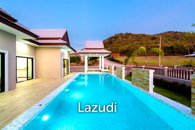 บ้านเดี่ยว ปราณบุรี ประจวบคีรีขันธ์ : 3 Beds 4 Baths 264.70 SQ.M  Villa Hill Hua Hin - Pranburi