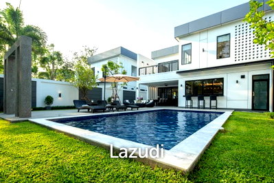 ขายบ้านเดี่ยว : 4 Bed 5 Bath 447.38 SQ.M 999@Ban Wang Tan Modern Pool Villas
