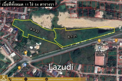 Sell vacant land on the road