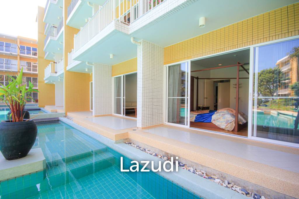 รูป คอนโด 2 ห้องนอน 2 ห้องน้ำ มีทางลงสระส่วนตัว - บ้านเพลินทะเล ชะอำ - รูปที่ 4/43