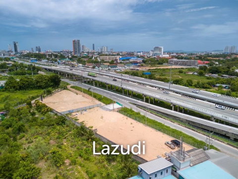 ขายที่ดินทำเลทอง  1 ไร่ 1 ง่าน 12 วาห์  ถนนขนานทางรถไฟพัทยา