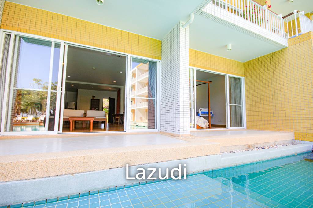รูป คอนโด 2 ห้องนอน 2 ห้องน้ำ มีทางลงสระส่วนตัว - บ้านเพลินทะเล ชะอำ - รูปที่ 3/43