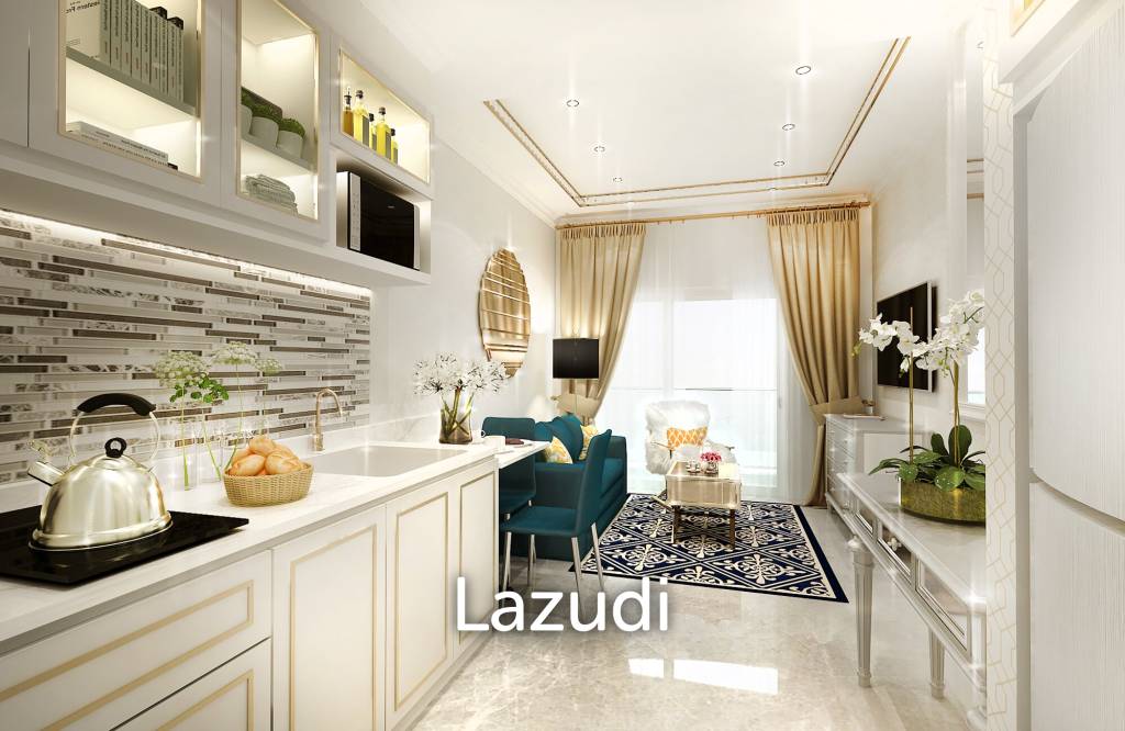 รูป 1 ห้องนอน 1 ห้องน้ำ 34.50 ตร.ม. เซเว่น ซีส์ เลอ คาร์นิวัล - รูปที่ 2/7
