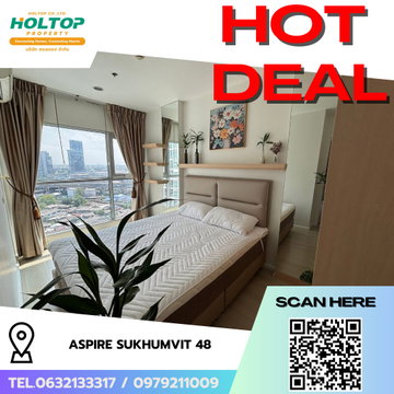 #R9461 🎉 240169 ให้เช่าคอนโด Aspire Sukhumvit 48