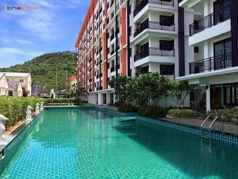 Affordable condo at The Time, behind Kasetsart University Sriracha. Beautiful room, move in Ready