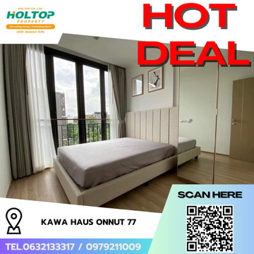 #R9467 🎉 010369 ให้เช่าคอนโด Kawa Haus Onnut 77