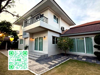 เช่าบ้านเดี่ยว ลำลูกกา ปทุมธานี : ให้เช่าบ้านเดี่ยว คาซ่าวิลล์ รามอินทรา–หทัยราษฎร์ หลังมุม  รีโนเวทใหม่ทั้งหลัง  ที่ดิน 113 ตร.วา | พื้นที่ใช้สอย 250 ตร.ม. | 4 ห้องนอน / 3 ห้องน้ำ