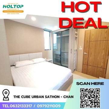 #R9477 🎉 010369 ให้เช่าคอนโด The Cube Urban Sathon - Chan
