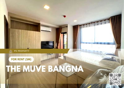 คอนโดให้เช่า : ให้เช่า ✨ THE MUVE Bangna ✨ เฟอร์นิเจอร์ และ เครื่องใช้ไฟฟ้าครบ ใกล้ BTS ศรีเอี่ยม