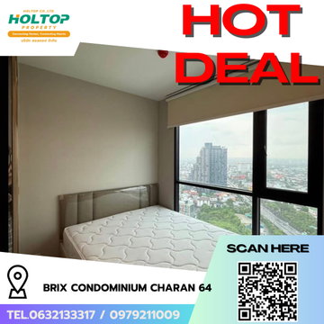 #R9491 🎉 020369 ให้เช่าคอนโด Brix Condominium Charan 64