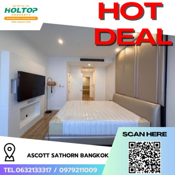 #R9490 🎉 020369 ให้เช่าคอนโด Ascott Sathorn Bangkok 