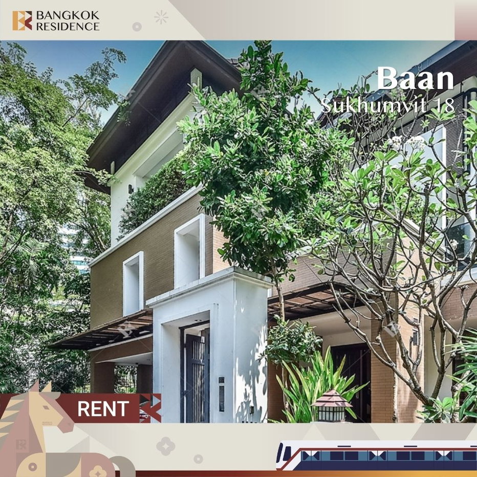 รูป  Elegant Classic Style House 💎Elegant classic home, spacious & private in central Sukhumvit🍃  - รูปที่ 1/20