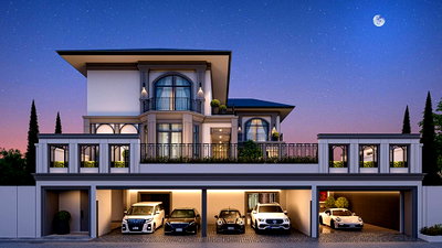 บ้านเดี่ยว เมืองชลบุรี ชลบุรี : 3 Storey Ultra Luxury Mineral Pool Villa 5 Bedroom Bangsaen