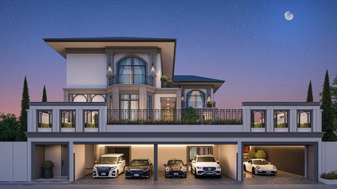 3 Storey Ultra Luxury Mineral Pool Villa 5 Bedroom Bangsaen