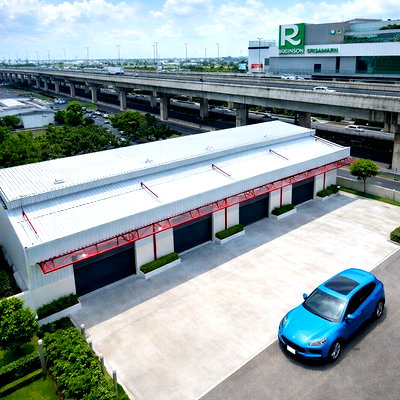 เช่าโรงงาน ม.รังสิต : โกดังให้เช่า 1 ห้องน้ำโรบินสัน ศรีสมาน ภายใน 1 กม. 200 ตร.ม. ลึก 25 ม. ใกล้ทางด่วนศรีสมาน และ ถนนกว้าง 10 ม. เหลือ 2 ยูนิตสุดท้าย
