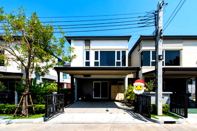 บ้านแฝดให้เช่า : 🏡 ให้เช่า บ้านแฝดหรู Grande Pleno Mega Bangna 3 ห้องนอน 3 ห้องน้ำ โซนเมกาบางนา พร้อมระบบ Smart Home ทั้งหลัง! 