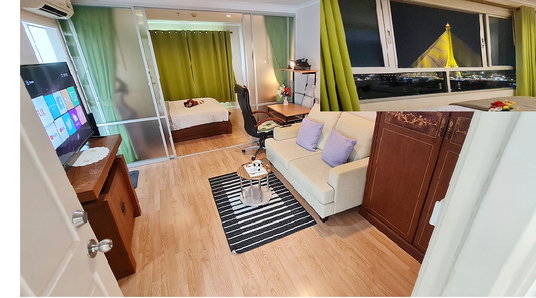 รูปภาพ Cleanroom (readytomovein) For rent Lumpini place rama 8 - Corner Room & E.stove FullyFur 35 sqm Nice view Room same as picture Tel. 092-345-2919