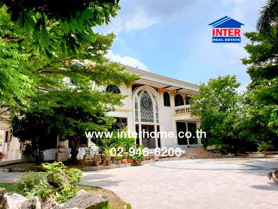บ้านเดี่ยว เขตหลักสี่ : ขายบ้านเดี่ยว หมู่บ้านเมืองทอง1 แจ้งวัฒนะ14 ติดบึงสีกัน ใกล้สถานีรถไฟฟ้าแจ้งวัฒนะ14