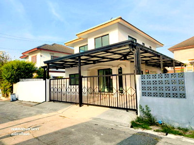 ขายบ้านเดี่ยว : บ้านเดี่ยว ราคาถูกสุด เนื้อที่เยอะ ทำเลดี กว้างขวาง หมู่บ้าน เคซี.การ์เด้นโฮม6 ถนนนิมิตใหม่40 คลองสามวา พร้อมอยู่