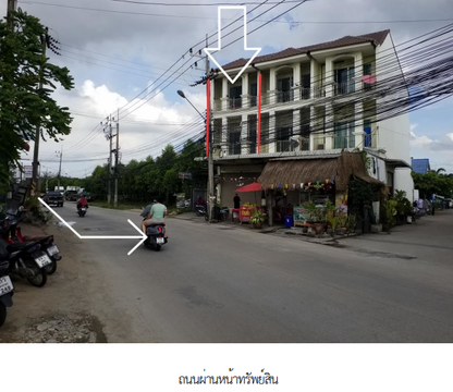 อาคารพาณิชย์ 29.4 ตร.วา โครงการ สหศรีทอง วิลล่า ชลบุรี ศรีราชา ชลบุรี 3.5M