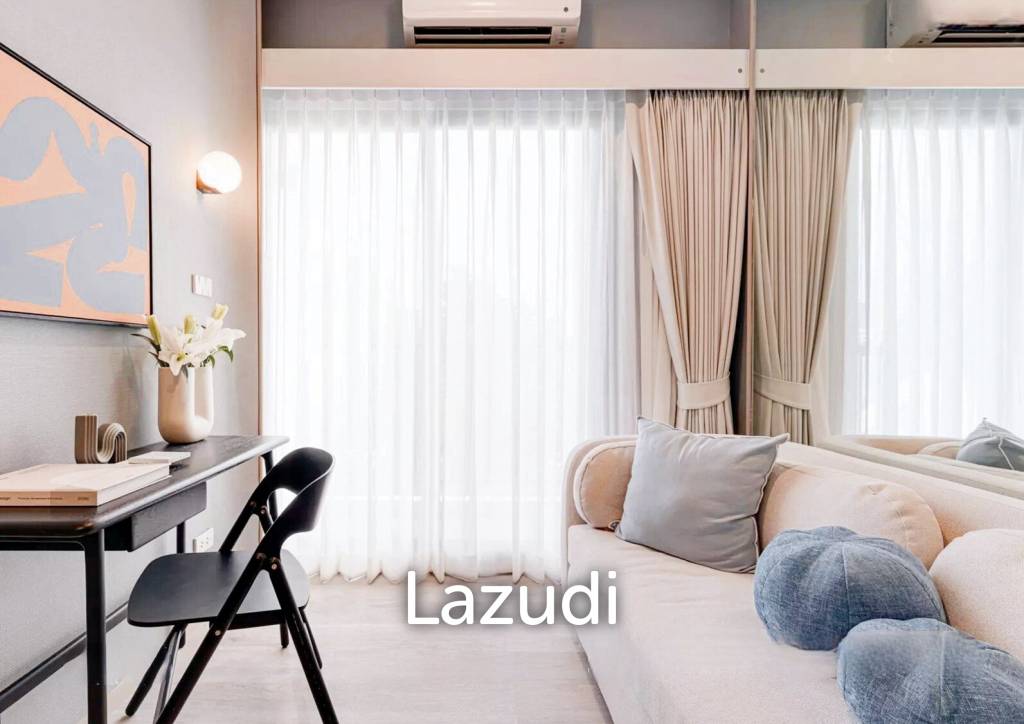 รูป 24.61 sqm modern condo on 17th floor at COBE Ratchada-Rama 9 Huai Khwang Bangkok - รูปที่ 5/10