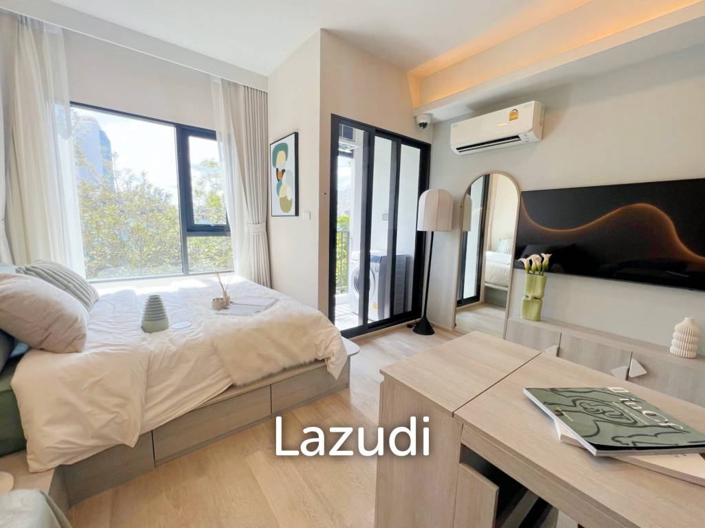 รูป 24.61 sqm modern condo on 17th floor at COBE Ratchada-Rama 9 Huai Khwang Bangkok - รูปที่ 2/10
