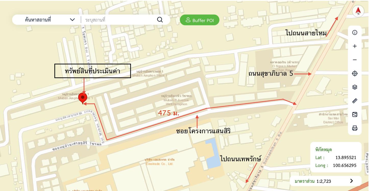 รูป บ้านเดี่ยว 64.8 ตร.วา บุราสิริ วัชรพล เขตสายไหม กรุงเทพมหานคร 11.3M - รูปที่ 33/33