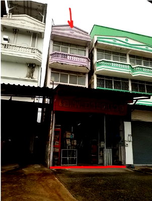 Shophouses for sale Srinakarin-Romklao Road : SHOP HOUSE 24.7 Sq.w. Lat Krabang Bangkok for 4.2M