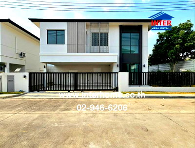 Houses for sale ม.เวสเทิร์น  : Beautiful 2-Storey Detached House for Sale in Anapana Jatuchot – Ready to Move In 