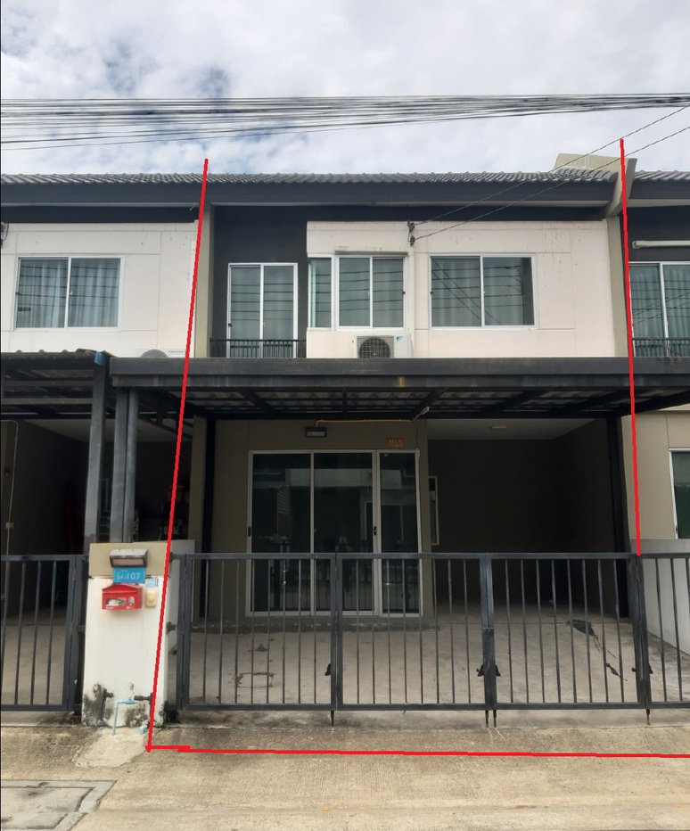 รูป ทาวน์เฮ้าส์ 18.2 ตร.วา บ้านพฤกษา 124 รังสิต คลอง 4 คลองหลวง-ปทุมธานี คลองหลวง ปทุมธานี 1.7M - รูปที่ 1/14