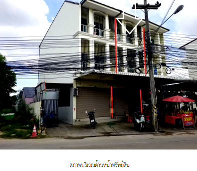 Shophouses for sale Kasetsart University Si Racha Campus : SHOP HOUSE 20.7 Sq.w. Si Racha Chonburi for 3.3M
