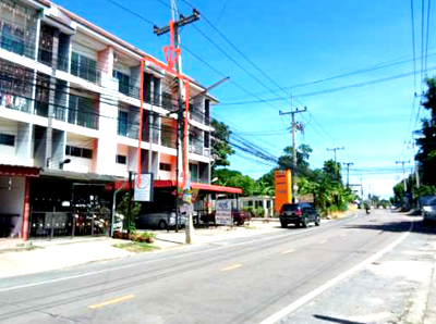 Shophouses for sale Kasetsart University Si Racha Campus : SHOP HOUSE 23 Sq.w. Si Racha Chonburi for 3.3M