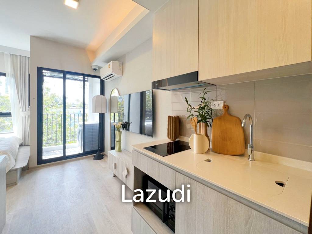 รูป 24.61 sqm modern condo on 17th floor at COBE Ratchada-Rama 9 Huai Khwang Bangkok - รูปที่ 3/10