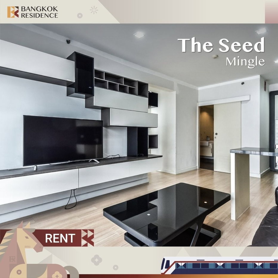 รูป The Seed Mingle 🛌 ห้องสวย เฟอร์ครบ ใกล้ MRT ลุมพินี - รูปที่ 1/9