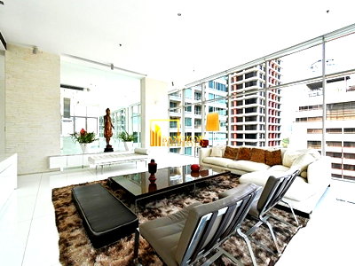 ขายคอนโด : The Legend Saladaeng | Gorgeous 3 Bed Duplex Penthouse in Silom - BR17395CD