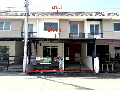 Townhouses for sale วิทยาลัยเทคนิคปทุมธานี : TOWN HOUSE 17.8 Sq.w. Muang Pathum Thani Pathumthani for 1.3M