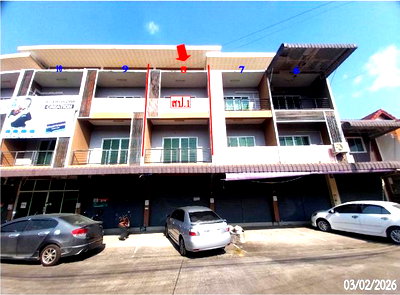 อาคารพาณิชย์ เทศบาลตำบลสันกำแพง : อาคารพาณิชย์ 17.1 ตร.วา เปี่ยมสุขพลาซ่าร์ สันกำแพง เชียงใหม่ 1.9M