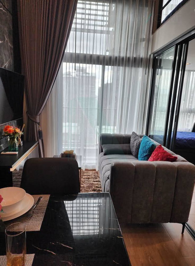 รูป 🚩 ให้เช่าคอนโด ไอดีโอ พระราม 9 - อโศก อาคาร 1 ชั้น 30 Duplex 2 ห้องนอน ขนาด 52.00 ตรม ใกล้ MRT พระราม 9 - รูปที่ 2/8