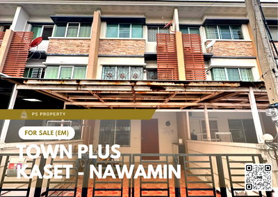 ขายทาวน์โฮม : ขายด่วน ✨ Town Plus Kaset - Nawamin ✨ 3 ห้องนอน 3 ห้องน้ำ เฟอร์นิเจอร์ และ เครื่องใช้ไฟฟ้าครบ 